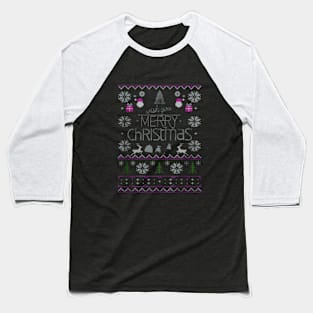 HAPPY CHRISTMAS Baseball T-Shirt